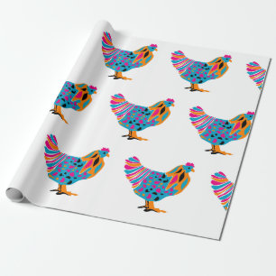 Funky Chicken Wrapping Paper
