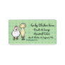 Funky Chickens Egg Label