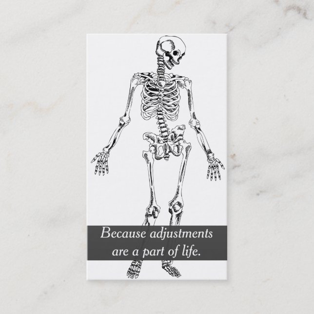 Funky Chiropractic and Wellness Business Card (Front)