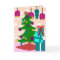 Funky Christmas Tree and Gift Greeting Card