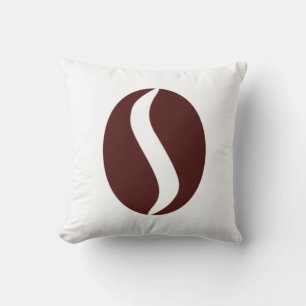 Funky Coffee Bean Minimalism Cushion Throw Pillow