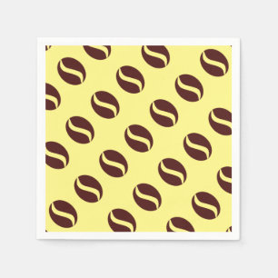 Funky Coffee Bean Napkins