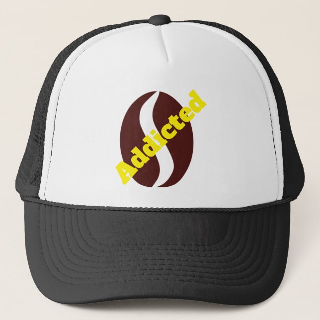 Funky Coffee Bean Trucker Hat (Front)