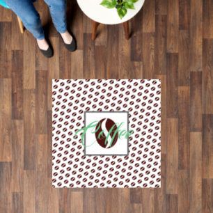 Funky Coffee Beans Bean Pattern Floor Decals