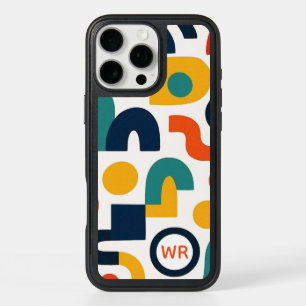 Funky Colorful Amorphous Shapes Art Pattern iPhone 16 Pro Max Case