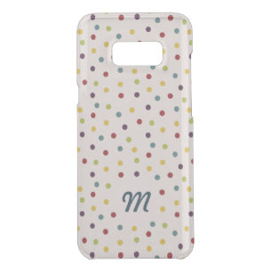 Funky Colorful Dots Pattern Monogram Uncommon Samsung Galaxy S8+ Case