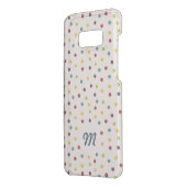 Funky Colorful Dots Pattern Monogram Uncommon Samsung Galaxy Case (Back/Left)
