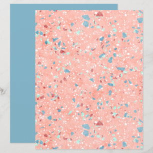Funky Colorful Mosaic Art Scrapbook Paper