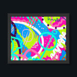 Funky Colorful Pop Art  Framed Art<br><div class="desc">Bold and expressive abstract art</div>