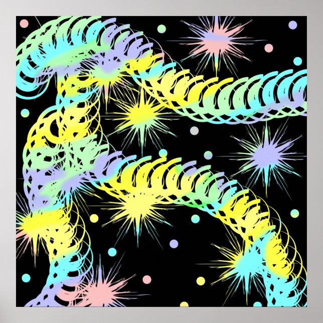 Funky Colorful Poster (Front)