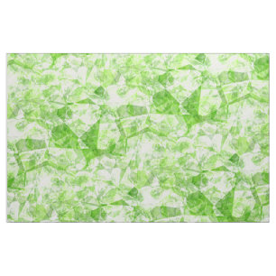 Funky Cool Modern Retro Polygon Mosaic Pattern Fabric