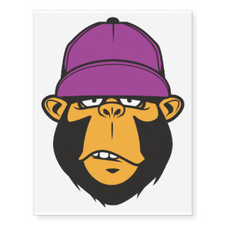 Funky Cool Monkey Temporary Tattoos