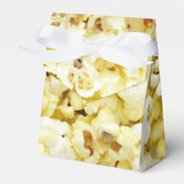 Funky Cool Popcorn Design Favor Boxes (Front Side)