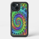 Funky Cool Psychedelic Fractal Spirals Art Pattern Iphone 13 Case at Zazzle