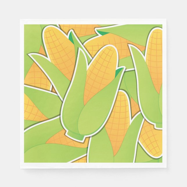 Funky corn napkins (Front)