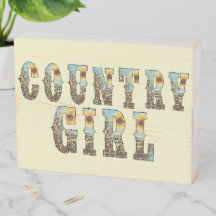 Funky Country Girls Typography