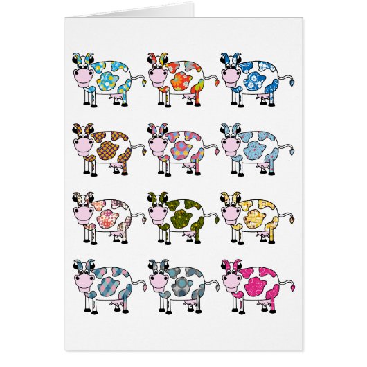 Funky Cows Cards (Front)