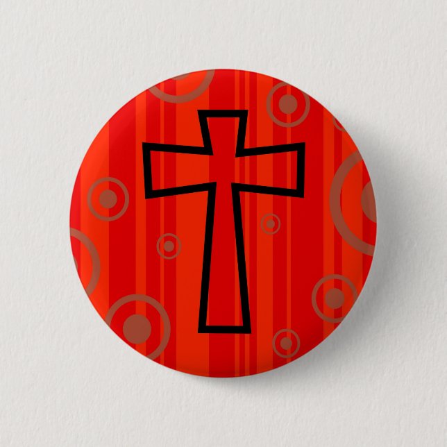 Funky Cross Button (Front)