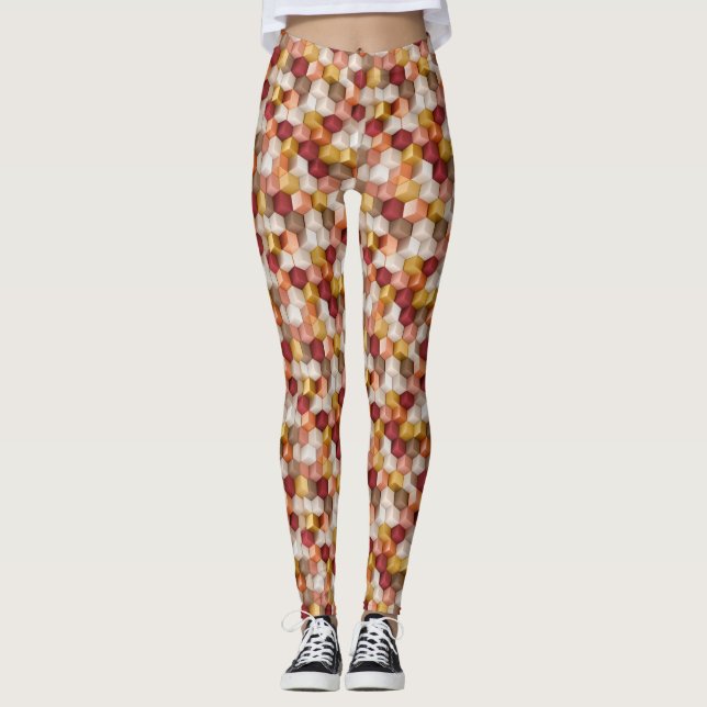 Funky Cubes Leggings (Front)