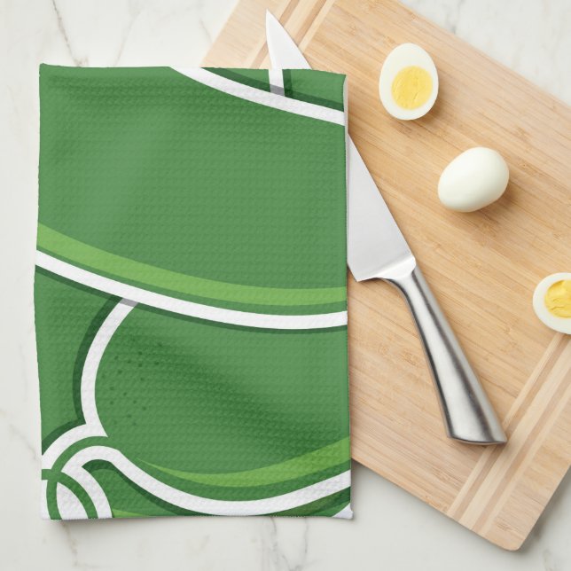 Funky cucumber towel (Quarter Fold)