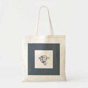 Funky Cute Sheep Ram Tote Bag