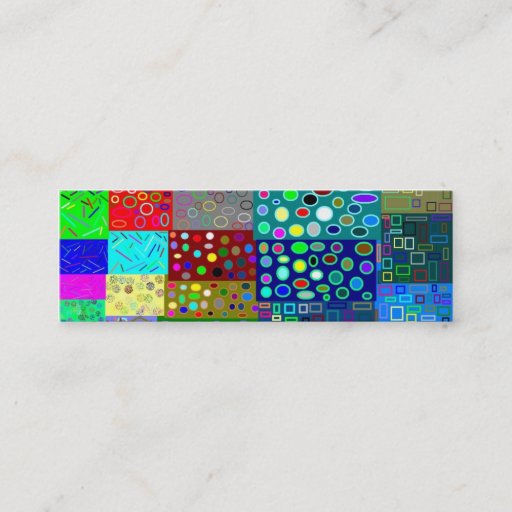 Customizable funky design business cards