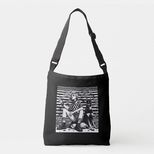 Funky design tote bag  (Front)