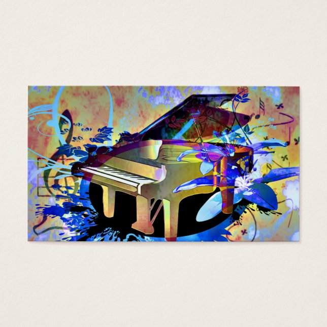 Funky Digitally Colored Piano (Front)