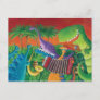 Funky Dinosaur Band Postcard