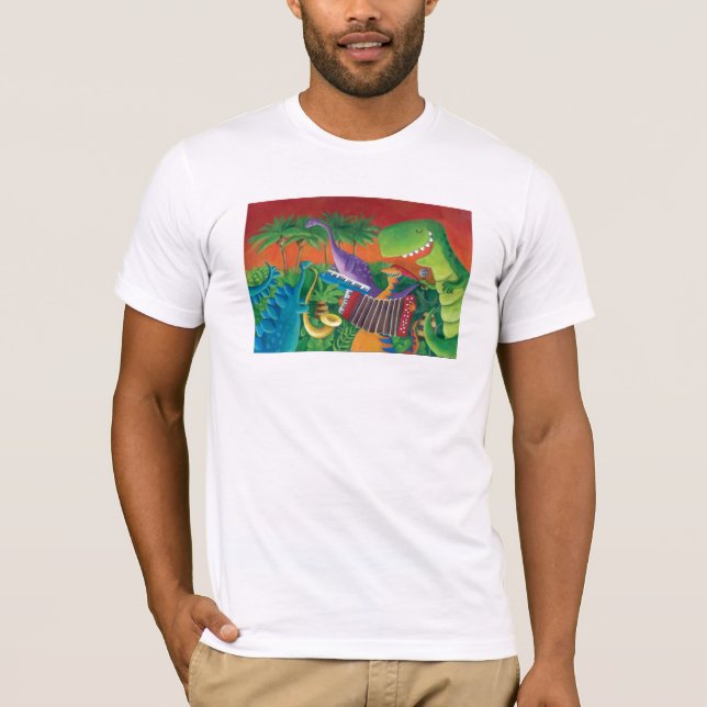 Funky Dinosaur Band T-Shirt (Front)