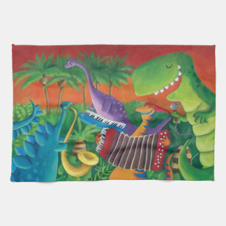 Funky Dinosaur Band Towel