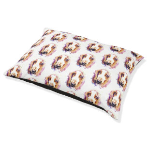 Funky Dog Puppy Basset Hound Face Pet Bed