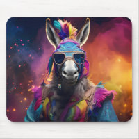 Funky Donkey Blue Glasses