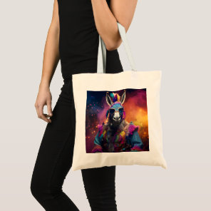 Funky Donkey Blue Glasses  Tote Bag