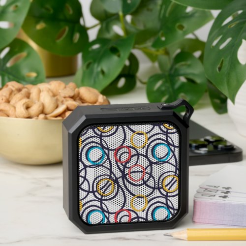 Funky Doodle Circles Bluetooth Speaker
