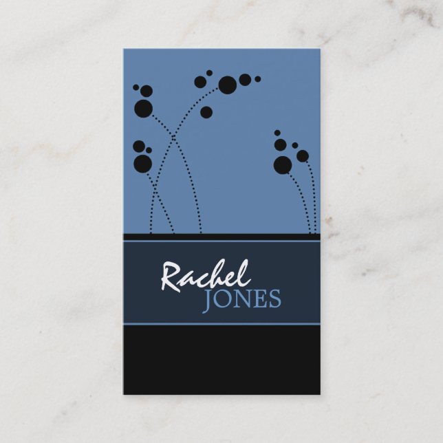 Funky Dots Business Cards (Front)