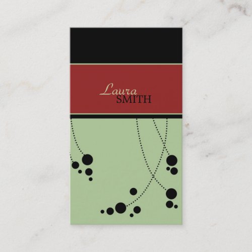 Funky Dots Business Cards