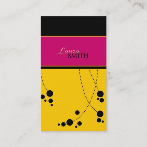 Funky Dots Business Cards