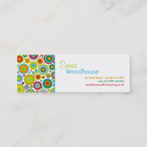 Funky Dots Business Card Template