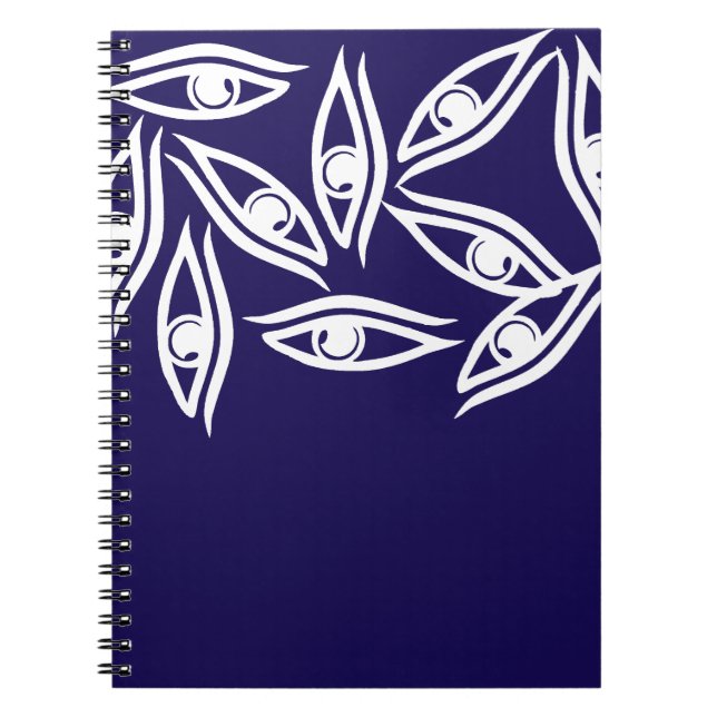 Funky Eye Pattern Product Notebook (Front)