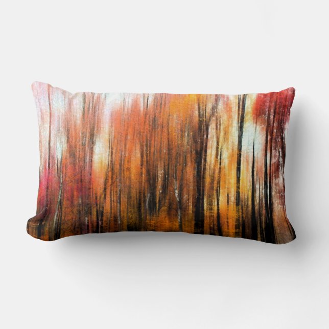 Funky Fall Abstract Pillow (Front)