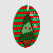 Funky Festive Tree Ornament (Front)