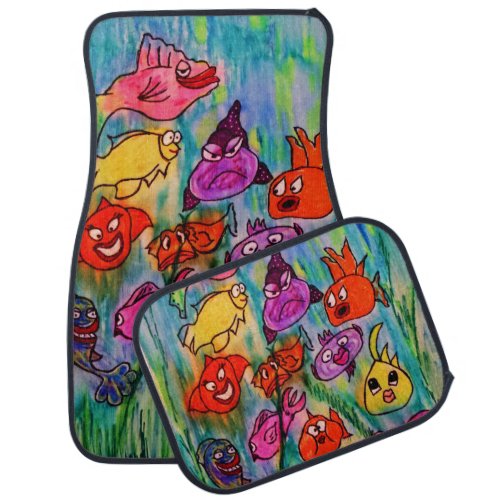 Funky Fish Car Mats