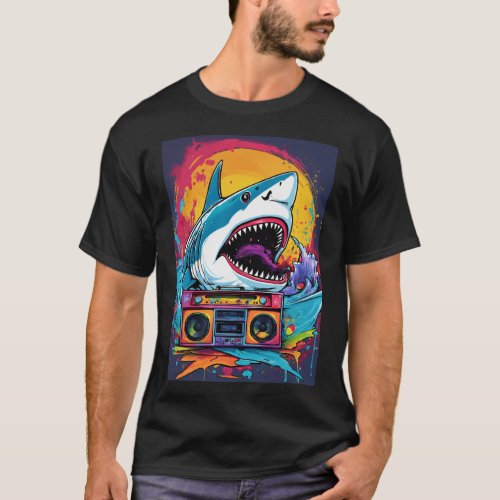 Funky Fish Threads Dive into Style T_Shirt