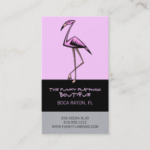 Funky Flamingo Business Cards