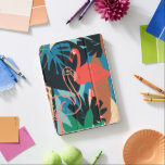 Funky Flamingo iPad Pro Cover<br><div class="desc">Funky Flamingo II by June Erica Vess. Pink flamingoes are surrounded by abstract-looking tropical greenery in unique shapes and colors. | 133081GG</div>