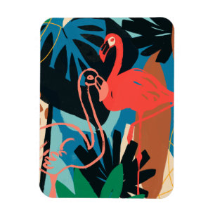 Funky Flamingo Magnet