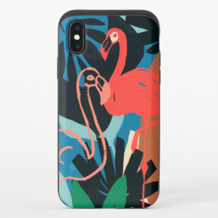 Funky Flamingo iPhone X Slider Case