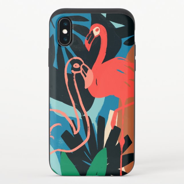 Funky Flamingo Uncommon iPhone Case (Back)