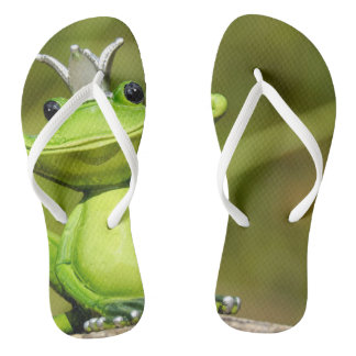 Funky flip flops frog king